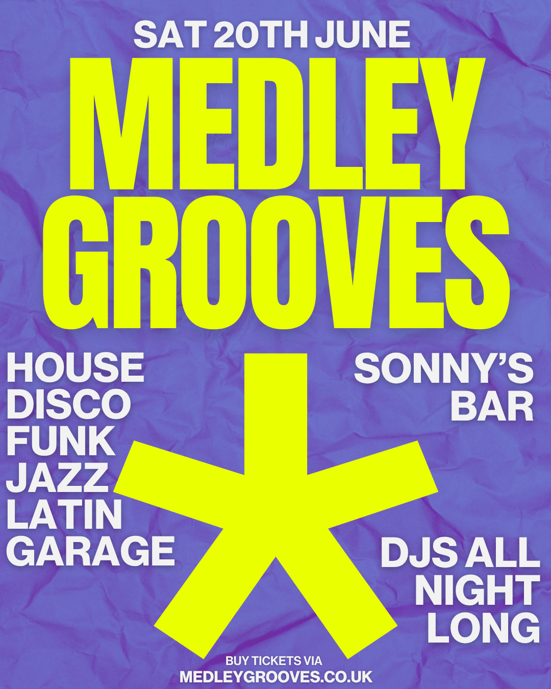 Medley Grooves Poster